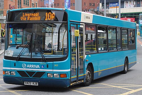 An Arriva bus, photographed by Alan Sansbury