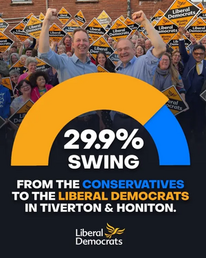 Tiverton and Honiton swing