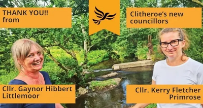 Clitheroe Lib Dem winners