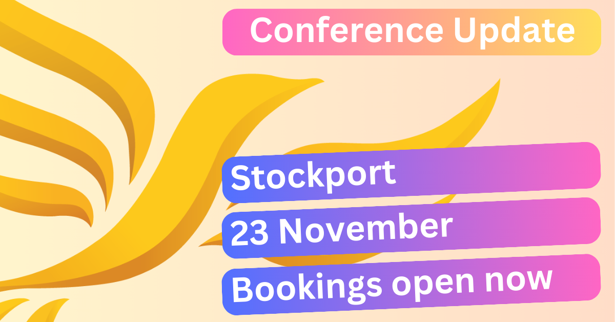 Conference will be in Stockport on 23 November